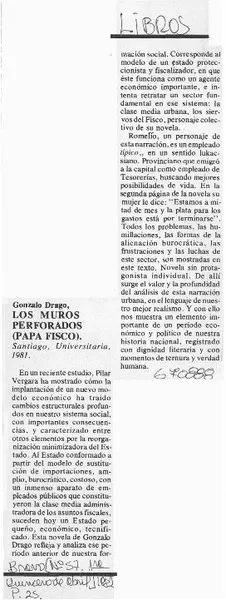 Los muros perforados  [artículo]