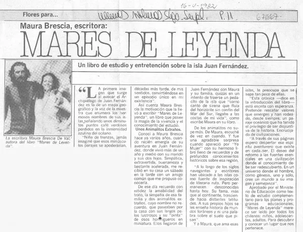 Mares de leyenda.  [artículo]