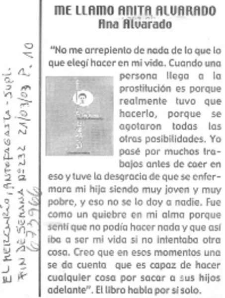 Me llamo Anita Alvarado  [artículo]