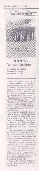 De mar e instinto  [artículo]L.R.