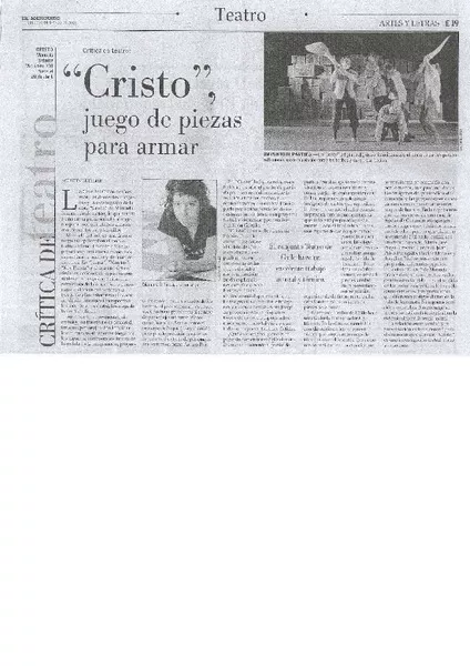 "Cristo", juego de piezas para armar  [artículo] Agustín letelier.