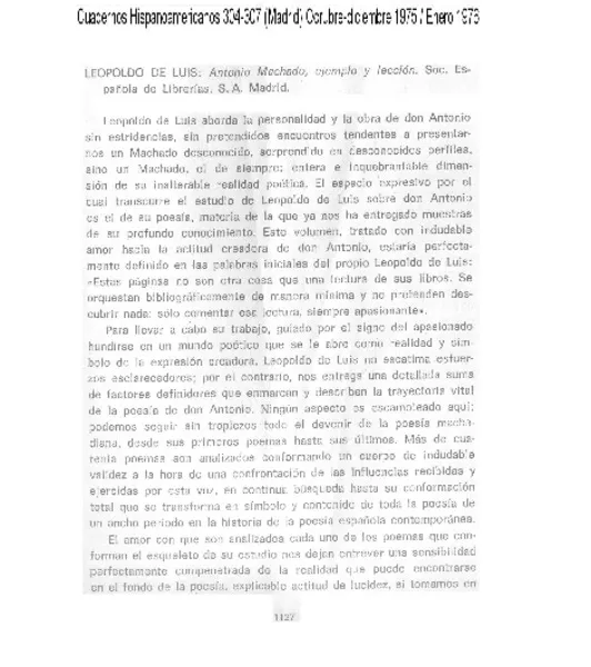 Antonio Machado, ejemplo y lección  [artículo] G. P.