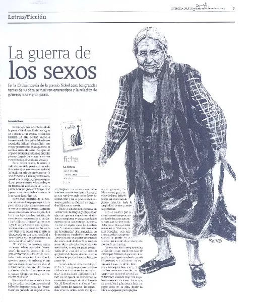 La guerra de los sexos  [artículo] Gonzalo Baeza.
