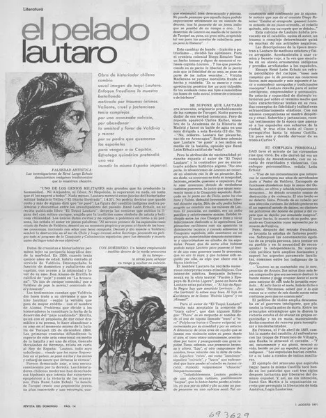 El pelado Lautaro.  [artículo]