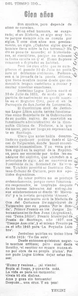 Cien años  [artículo] Yekini.