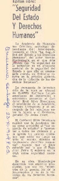 Los ochenta años de Gabriela Mistral  [artículo] Eddie Morales P.