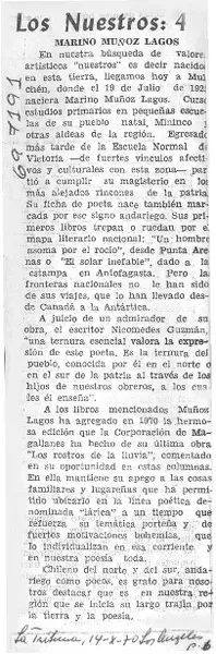 Los nuestros: 4.  [artículo]