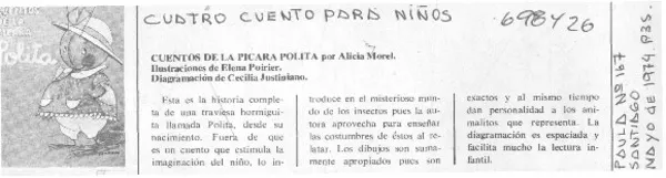 Cuentos de la pícara Polita.  [artículo]