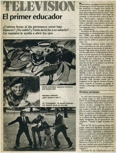 El primer educador.  [artículo]
