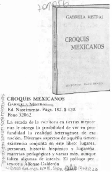 Croquis mexicanos.  [artículo]