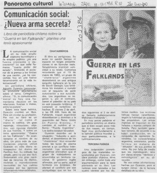 Comunicación social, ¿nueva arma secreta?  [artículo]
