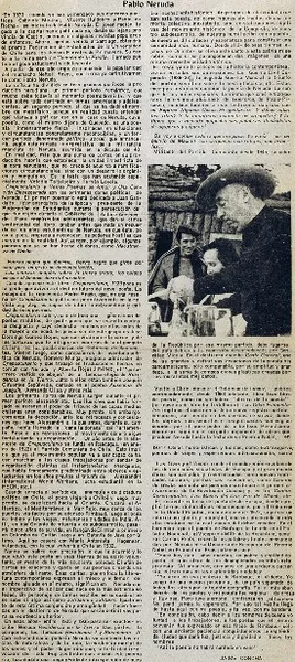 Pablo Neruda  [artículo] Jaime Concha.