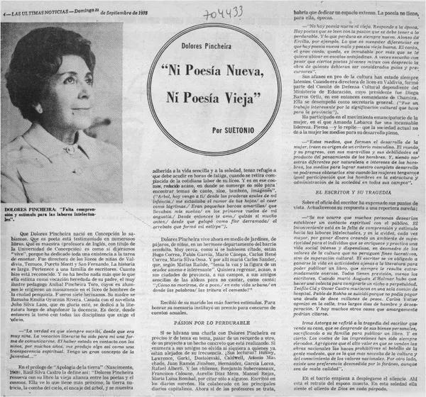 "Ni poesía nueva, ni poesía vieja"  [artículo] Suetonio.