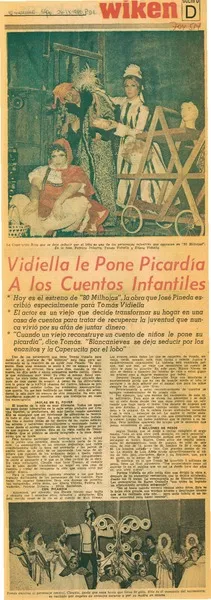 Vidiella le pone picardía a los cuentos infantiles.  [artículo]