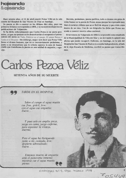 Carlos Pezoa Véliz.  [artículo]
