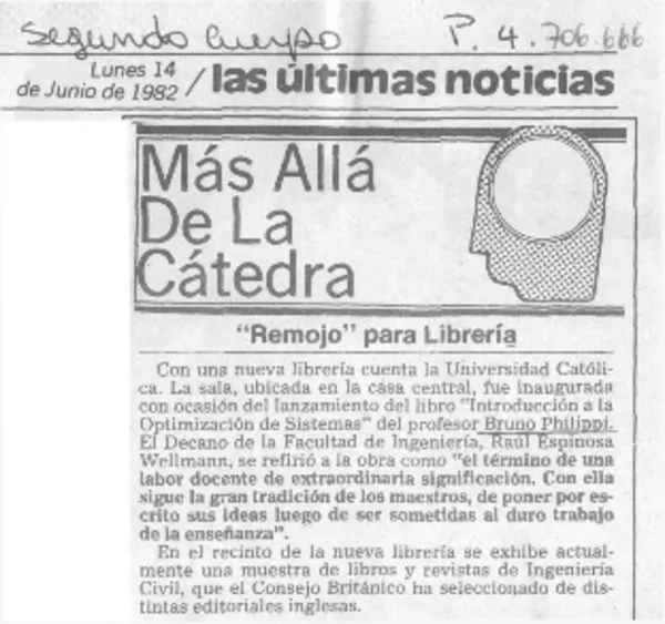 "Remojo" para librería.  [artículo]