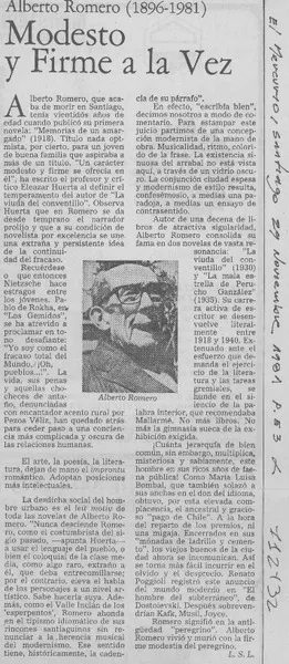 Modesto y firme a la vez  [artículo] L. S. L.