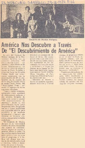 América nos descubre través de "el descubrimiento de América".  [artículo]