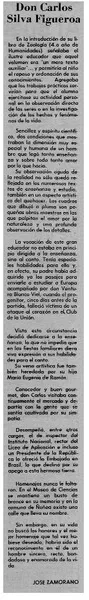 Don Carlos Silva Figueroa  [artículo] José Zamorano.