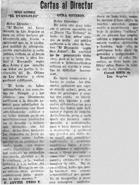Cartas al director  [artículo].