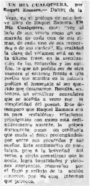 Un día cualquera  [artículo] Antonio Campaña.