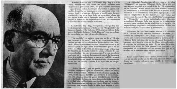 Autores nacionales  [artículo] Víctor Castro.