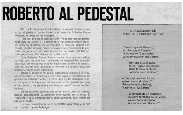 Roberto al pedestal.  [artículo]