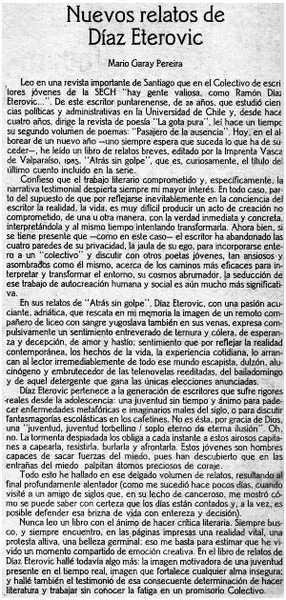 El alba y su duelo  [artículo] APIR.