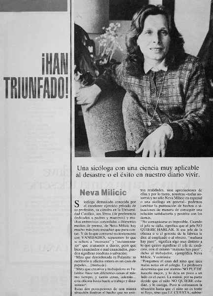 Han triunfado!  [artículo]