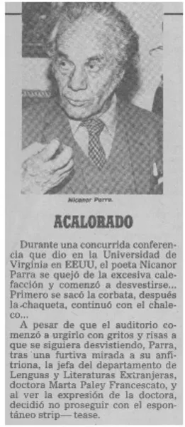 Acalorado.  [artículo]