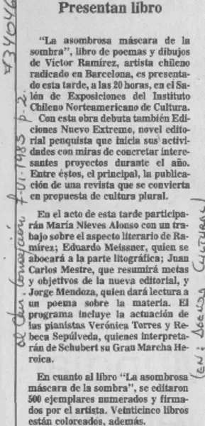 Presentan libro.  [artículo]