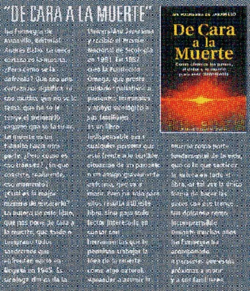 De cara a la muerte".  [artículo]