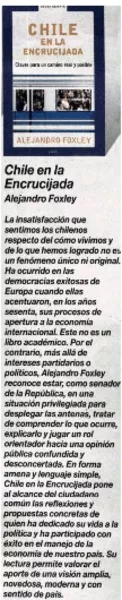 Chile en la encrucijada  [artículo]