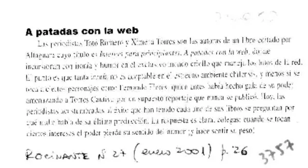 A patadas con la web  [artículo]