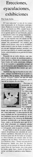 Erecciones, eyaculaciones, exhibiciones  [artículo] Iván Avila.