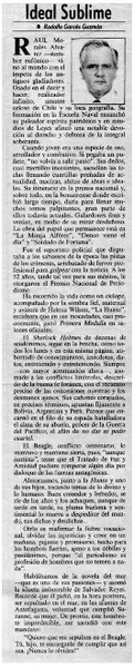 Ideal Sublime  [artículo] Rodolfo Garcés Guzmán.
