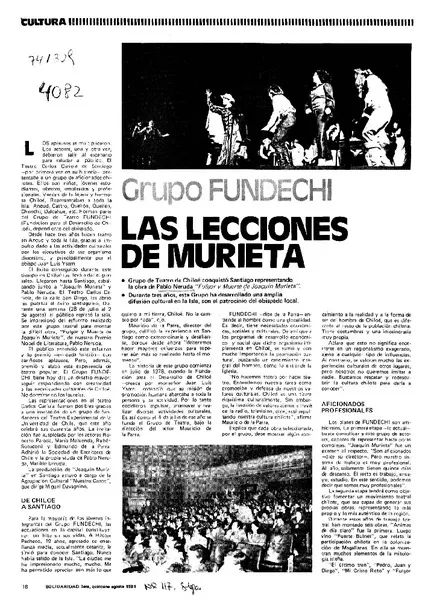 Las Lecciones de Murieta  [artículo]