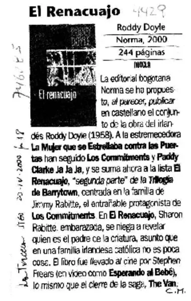 El renacuajo  [artículo] C.M.R.
