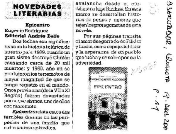 Epicentro  [artículo]