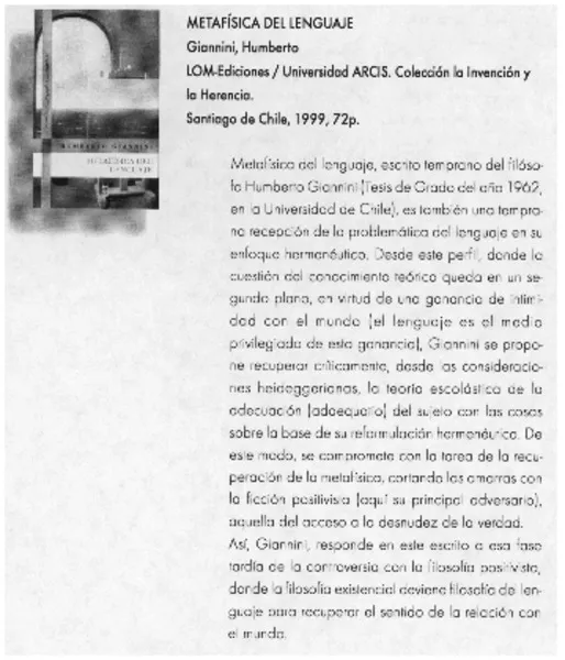 Metafísica del lenguaje  [artículo]