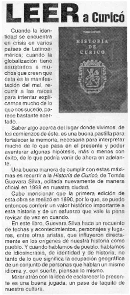 Leer a Curicó  [artículo]