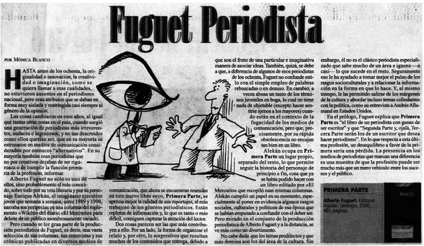 Fuguet Periodista  [artículo] Mónica Blanco.