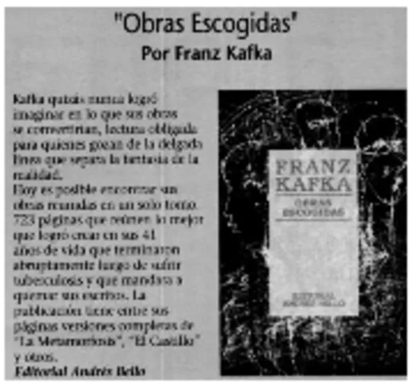 Obras escogidas".  [artículo]