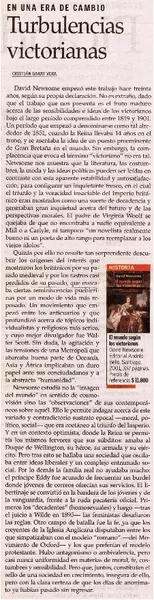 En una era de cambio turbulencias victorianas  [artículo] Cristián Garay Vera.