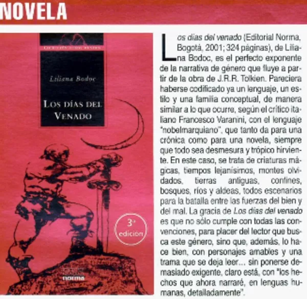 Los días del venado  [artículo] Rodrigo Pinto.