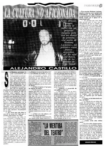 Las mujeres de Adriano  [artículo] Martín GRanovsky.