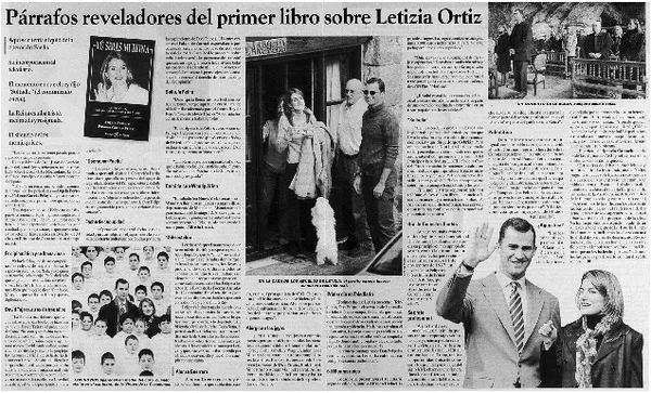 Párrafos revladores del primer libro sobre Letizia Ortiz  [artículo]