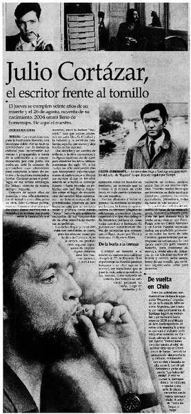 Julio Cortázar, el escritor frente al tornillo  [artículo] Víctor Barrera Enderle.