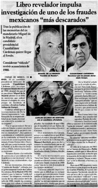 Libro revelador impulsa investigación de uno de los fraudes mexicanos "más descarados"  [artículo]