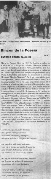 Antonio Rodas Sánchez  [artículo] A. T.